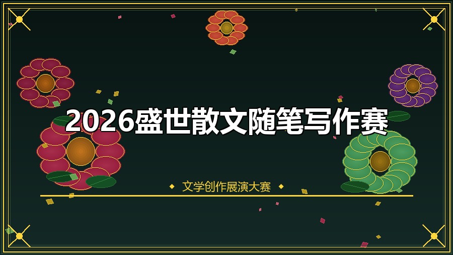 2026盛世散文随笔写作赛