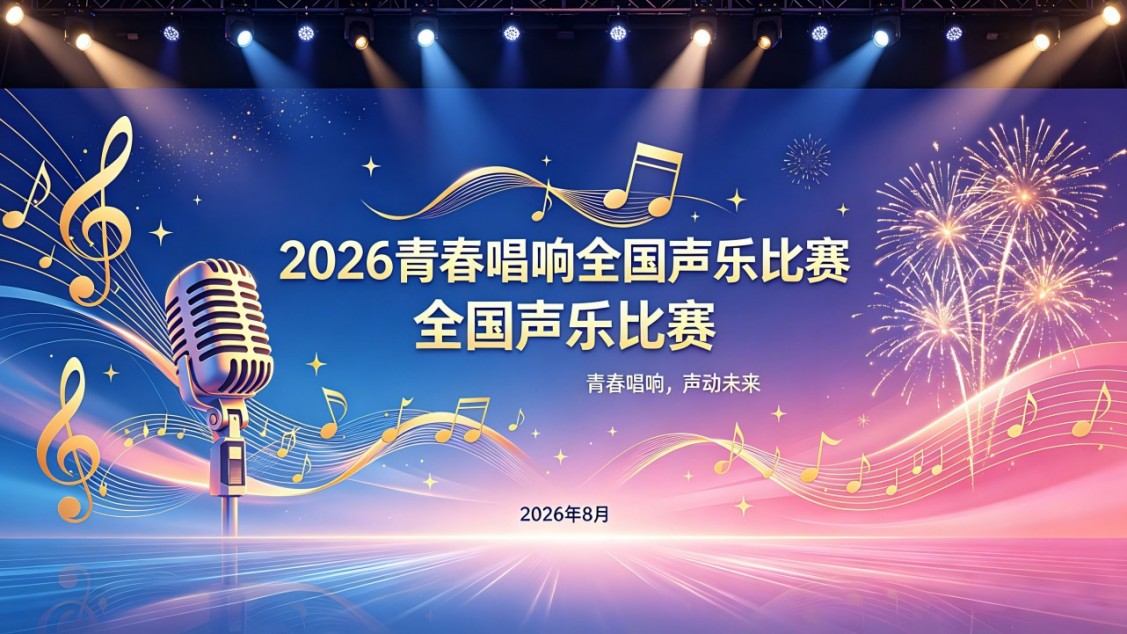 2026青春唱响全国声乐比赛