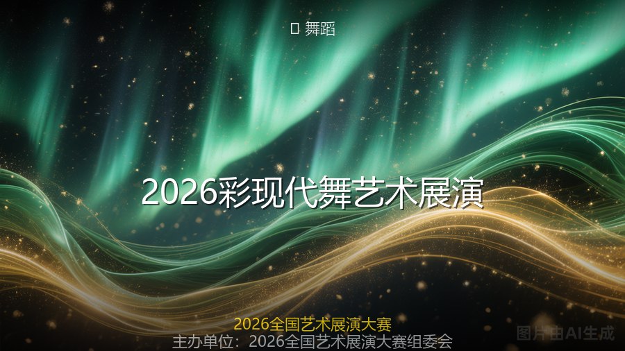 2026彩现代舞艺术展演