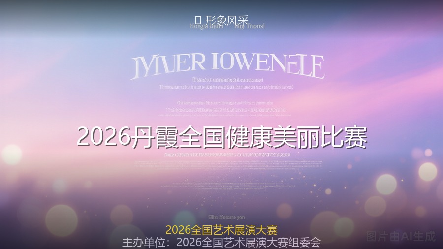 2026丹霞全国健康美丽比赛