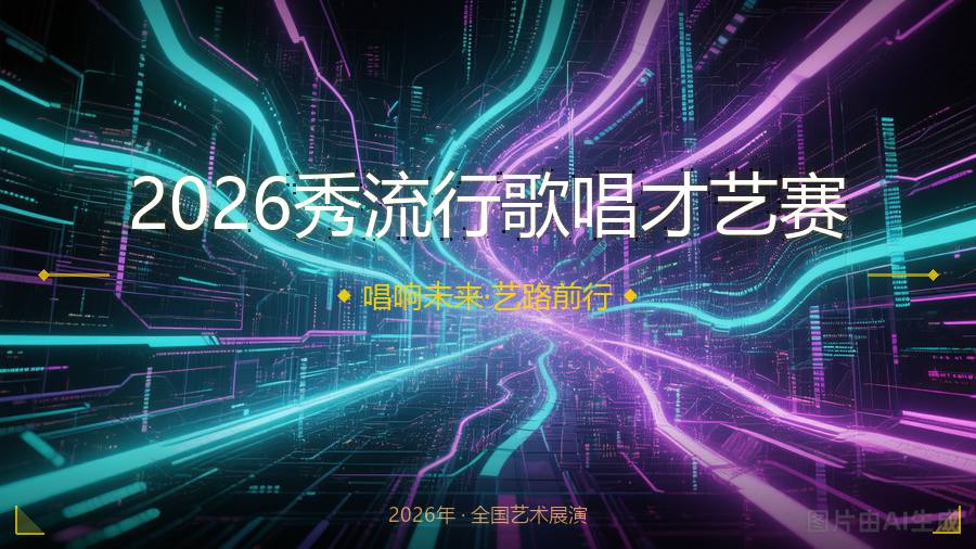 2026秀流行歌唱才艺赛