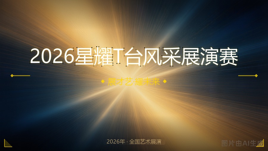 2026星耀T台风采展演赛