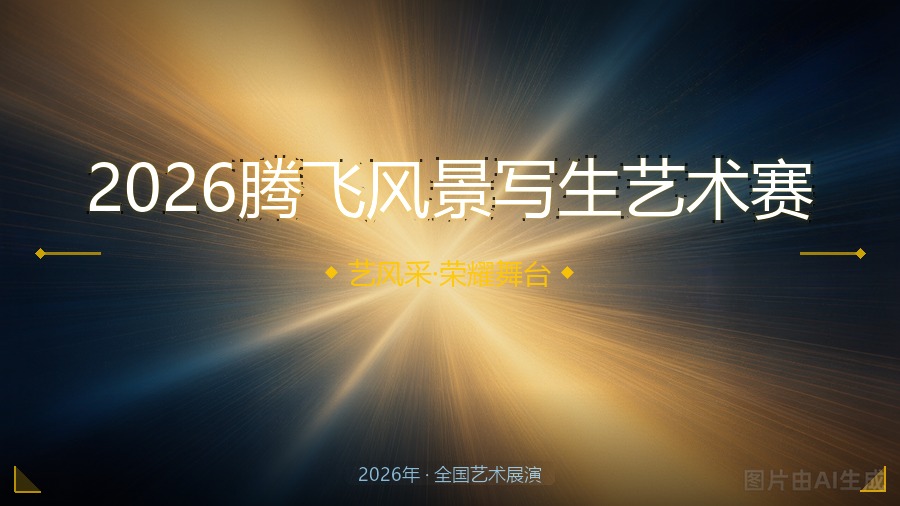 2026腾飞风景写生艺术赛