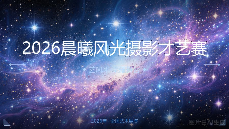 2026晨曦风光摄影才艺赛