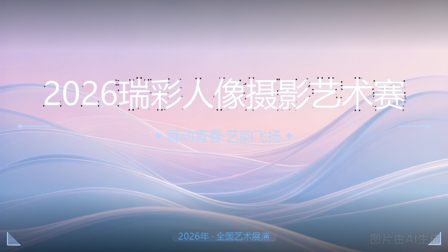 2026瑞彩人像摄影艺术赛