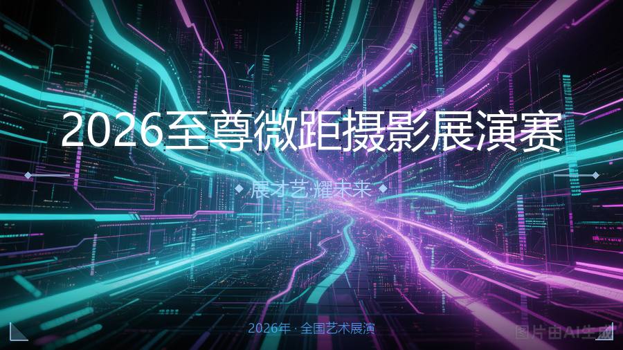 2026至尊微距摄影展演赛