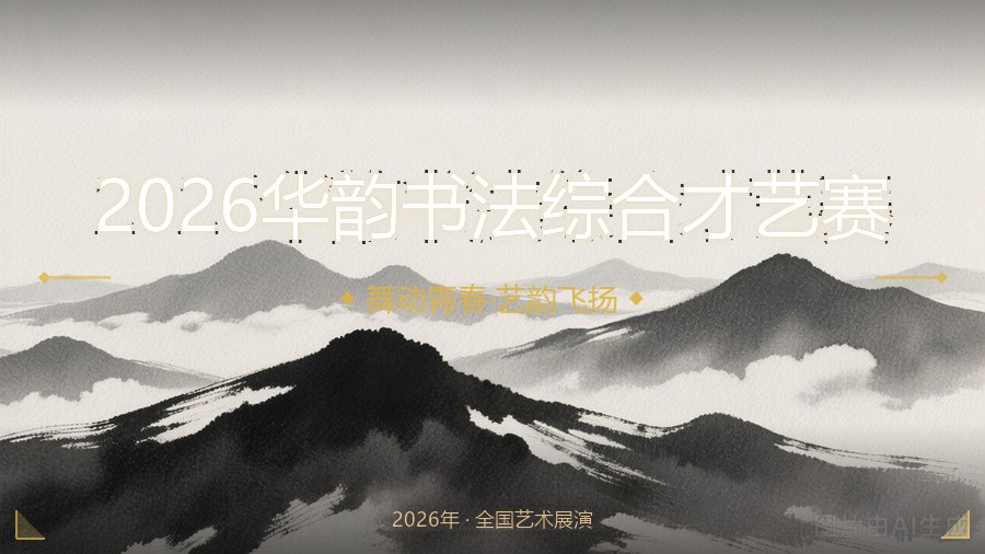 2026华韵书法综合才艺赛