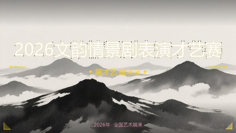 2026文韵情景剧表演才艺赛