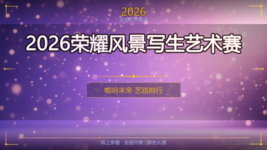 2026荣耀风景写生艺术赛