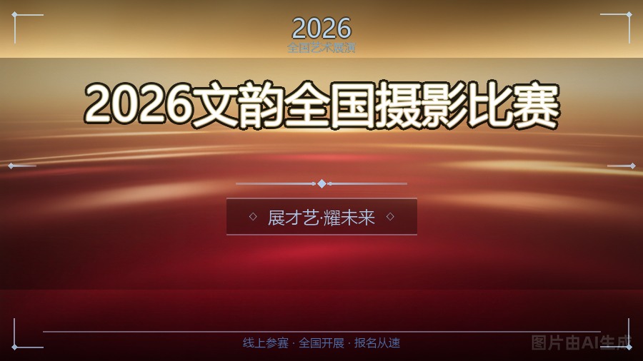 2026文韵全国摄影比赛