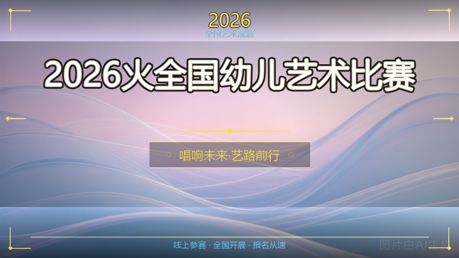 2026火全国幼儿艺术比赛