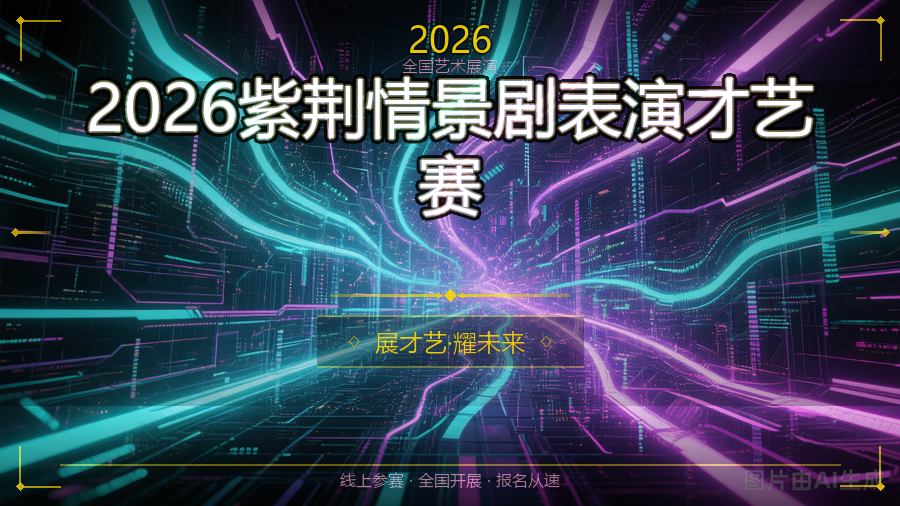 2026紫荆情景剧表演才艺赛