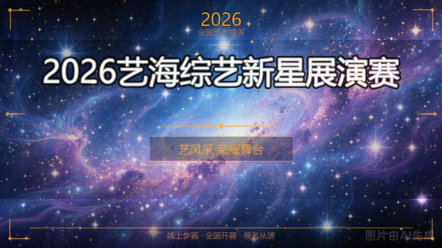 2026艺海综艺新星展演赛