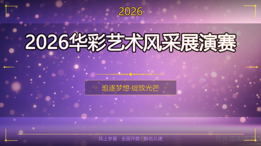 2026华彩艺术风采展演赛